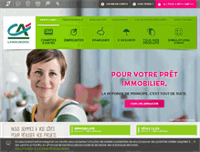 Tablet Screenshot of ca-languedoc.fr